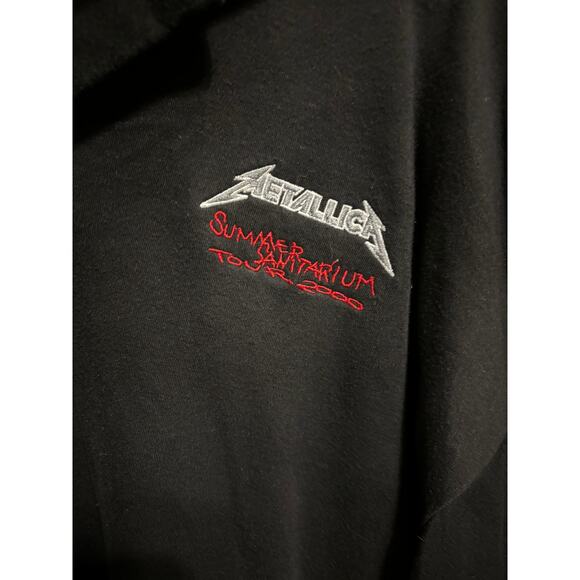 Vintage 2000 Metallica Summer Sanitarium Polo Pyrotechnics - Picture 2 of 5